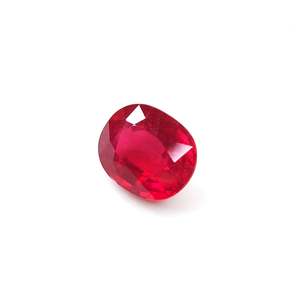 Rubis naturel de Bangkok 7,60 carats, taille personnalisée, cristal clair, coupe ovale, pierre précieuse pour bijoux, hauteur 8 mm, largeur 3 mm - Product Image 4