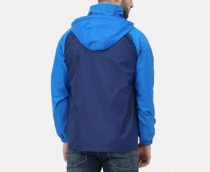 Chaqueta cortavientos transpirable y cómoda para hombre, precio al por mayor, chaqueta cortavientos de tendencia superior de colores contrastantes para hombre - Product Image 4