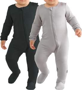 Pijama de Bebé de Algodón Tejido, Unisex, Mameluco de Invierno, Ajuste Holgado y Suave, Cierre de Botones a Presión, Ropa de Dormir para Niños Pequeños, Directo de Fábrica - Product Image 5