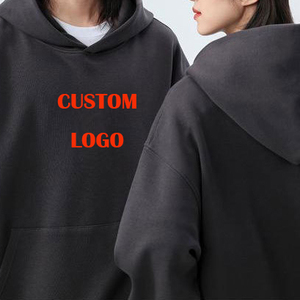 Men's Casual <b>Velvet</b> Hooded Sweater Fall Autumn Collection Plus Size Fashionable Warm Loose Solid Nonwoven high quality - Product Image 5