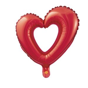 Globo Metálico en Forma de Corazón de 100 cm, Rojo, Decoración para Fiesta de San Valentín - Product Image 3