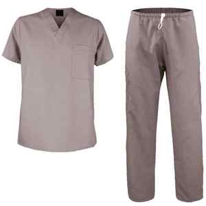 Uniformes de blouses d'hôpital pour hommes en gros, de haute qualité, respirants, confortables, en coton/polyester/spandex, ensemble de blouses, service OEM - Product Image 4