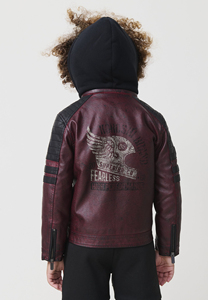 2026 New Arrival Comfortable Kids <b>Genuine</b> Sheep Skin Jacket Stand Boys Girls Soft Stylish Outerwear Durable Wholesale Supply - Product Image 3