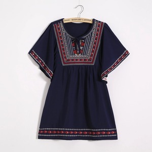 Hàng Mới Về Áo Cánh Nữ Thêu 100% Cotton Chất Lượng Cao Áo Dáng Dài Thêu Máy - Product Image 3