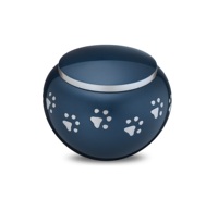 Urnes funéraires métalliques de haute qualité de style européen et américain pour chiens et chats, avec couleur et logo personnalisables, gravées à la main