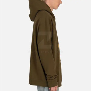 Sweats à capuche brodés personnalisés 100% coton Pull à capuche Vêtements pour hommes Écologique et respirant Décontracté Hiver - Product Image 3
