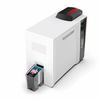 Imprimante de cartes Agilia à technologie de retransfert, chargeur de 200 cartes, résolution 600 dpi, impression recto/verso, écran tactile LCD