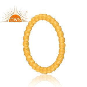 Último diseño de anillo de banda de declaración chapado en oro de 18 quilates de plata esterlina joyería personalizada para mujer regalo para ella - Product Image 4