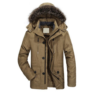 Nouvelle mode Printemps et automne Veste parka coupe-vent pour homme à capuche Grande taille Vêtement d'extérieur Veste Manteau - Product Image 5