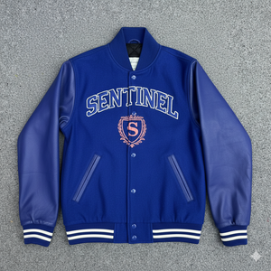 Veste pour Homme en Laine et Soie Brodée avec Fermeture à Bouton Couverte, Édition Sports, Créez Votre Propre Logo - Product Image 2