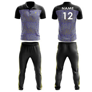 Sublimación de secado rápido Cricket Uniforme Jersey Mejor calidad Cricket Kit Diseño Uniformes Color personalizado Cricket Uniforme - Product Image 1