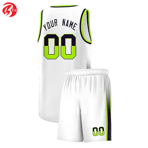 Cómodo uniforme de baloncesto de verano certificado BS CI diseño personalizado ropa deportiva Jersey y pantalones cortos de entrenamiento de talla grande - Product Image 3