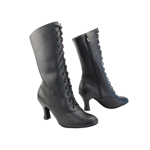 Scarpe da ballo latine da ragazza molto belle modello VFBoot classiccanpuò comodo rivestimento in raso da sala - Product Image 1