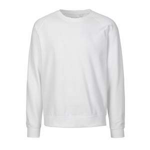Personnalisé Unisexe 100% Coton Épais Sweat-shirt Surdimensionné Brodé Ras Du Cou Blanc Hommes Sweatshirts - Product Image 4