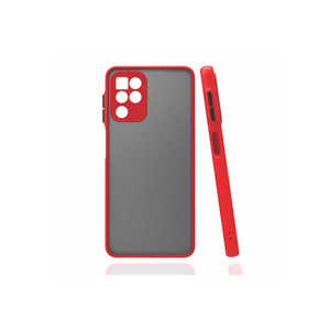 Coque en silicone antichoc OYO Hux pour Samsung Galaxy M32, protection arrière, finition givrée rouge, compatible A53 A03S 7 - Product Image 1