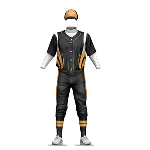 Último diseño impreso uniforme de béisbol Jersey y conjunto corto de béisbol personalizado equipo uniforme hombres deportes béisbol uniforme conjunto - Product Image 2