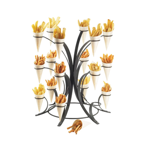 Support de cornet de crème glacée en métal de haute qualité pour une petite taille et une utilisation à la main pour une couleur métallique personnalisée à vendre - Product Image 5