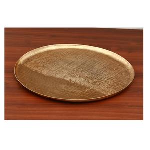 Vente chaude martelé Style métal plat plaque haut tendance pour tous les jours cuisine fête de mariage salade fruits noix servant - Product Image 2