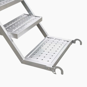 Échelle pliante robuste en acier galvanisé pour camion, capacité de charge de 250 kg, 6 marches, design moderne, usage industriel, XinXing CE - Product Image 2