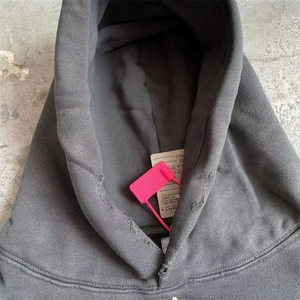 En gros Personnaliser Survêtement Lourd Meilleure Qualité Fissuré Dtg Impression Acide Lavé Unisexe À Capuche streetwear Mode - Product Image 3