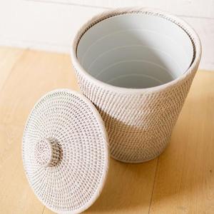 Cestas apilables de ratán tejido: precio de proveedor, cestas naturales para ropa sucia, juguetes y almacenamiento. - Product Image 4