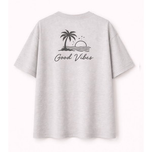 เสื้อยืดโอเวอร์ไซส์ ผ้าฝ้าย 100% นุ่มสบาย ใส่ได้ทุกเพศ แขนสั้น ระบายอากาศดี เรียบง่าย สวมใส่ได้ทุกวัน เหมาะกับฤดูร้อน สไตล์สตรีทแวร์ - Product Image 2