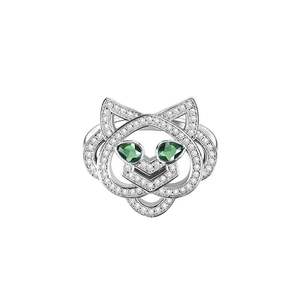 Bague classique pour homme Jeulia en argent sterling avec améthyste taille princesse - Product Image 1