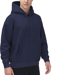 Sweat-shirt à capuche en polaire pour homme, veste à capuche épaisse, hiver chaud, décontracté, imprimé numérique uni, sweat-shirt de sport - Product Image 1