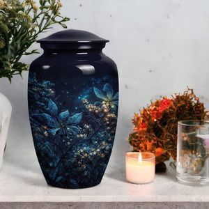Blooming Fairy Flowers Urn for Ashes <b>Mom</b> Cremation Urn for Adult Male Female Burial Urns for Human Ashes Decorative Custom Size - Product Image 6