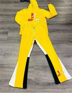 LOW Moq Peso pesado Personalizado Algodón Fleece Drop Shoulder Oversize Baggy Hoodie y pantalones de chándal Chándal para hombres - Product Image 1