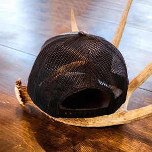 Gorra de béisbol de camuflaje de 6 paneles personalizada de alta calidad con logotipo de parche de cuero de malla de ala semicurva para gorra de camionero de Hip Hop de calle - Product Image 6