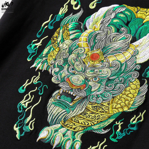 Camisetas Transpirables para Hombre, Bordadas, de Algodón, con Cuello Redondo, Cómodas, para Fitness, con Logotipo Personalizado Bordado, en Oferta - Product Image 5