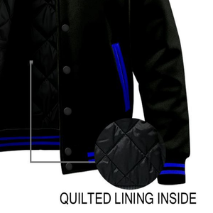 Sigma Gamma Rho 1922 Caniche Inspirado Letterman Chaqueta Royal Blue SGRho Greek Varsity Heritage Apparel - Product Image 5