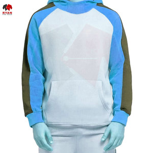 Sweat à capuche pour homme avec panneau de couleur, taille personnalisée, logo en tissu, OEM et ODM, fabricant de sweats à capuche, fournisseur - Product Image 4