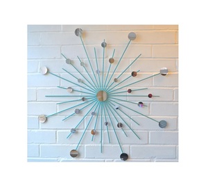 Sunburst Abstrait Art Déco Métal Mur Art pour Maison et Couloir Décoration Personnalisable Couleur et Taille En Gros Disponible - Product Image 5