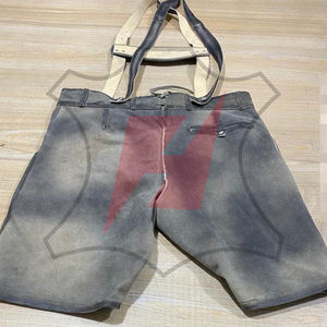 กางเกงบาวาเรียนหนังแท้คุณภาพสูงสำหรับผู้ชาย ขายส่ง รับทำโลโก้ตามสั่ง ขายดี - Product Image 2