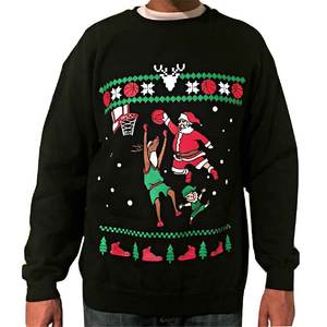 เสื้อสเวตเชิ้ตคอตตอนผสมสำหรับผู้ชายคอกลมลายพื้นขนาดมาตรฐาน - Product Image 6