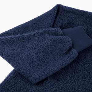 เสื้อฮู้ดแบบซิปขนแกะเชอร์ปาสำหรับผู้ชายเสื้อสเวตเชิ้ตมีฮู้ดสวมใส่สบายเหมาะสำหรับอากาศหนาวและชุดลำลอง - Product Image 4