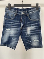 Nuevos pantalones cortos de mezclilla lavados de color personalizados, pantalones cortos desgastados con estilo premium 2025 de algodón transpirable para hombre de verano