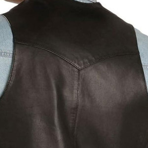 Chaleco de Cuero para Hombre de Alta Calidad, Ropa de Moda de Invierno con Logotipo Personalizado, Transpirable, Hecho en Pakistán, Precio al por Mayor - Product Image 6