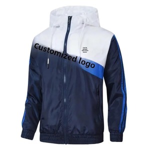 2025 chaqueta informal con capucha para correr para hombre y mujer, transpirable, primavera Otoño, bloque de Color fino, patrón DIY, talla XL - Product Image 2