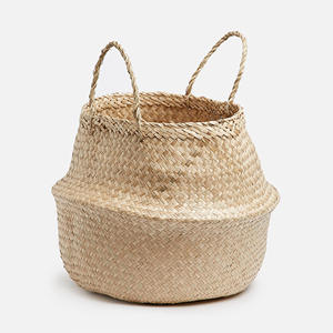 Panier de rangement en jonc de mer naturel, meilleur prix, durable, en raphia - Product Image 6