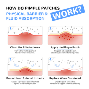 40 miếng dán/tấm dán trị mụn hình sao nhiều màu sắc, dạng trái tim, dùng trang điểm, bán buôn, dán trị mụn hình sao nhiều màu sắc - Product Image 4