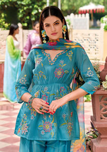 Nuevo Duppata de Viscosa Pura para Adultos, Accesorio Hecho a Mano, Estampado Digital, Secado Rápido, Diseño para Fiestas, Conjunto de Salwar Kameez - Product Image 2