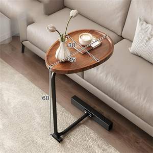 Mesa Auxiliar Moderna para Sofá y Cama, Mesa de Estilo Compacto para Sala de Estar y Dormitorio - Product Image 4