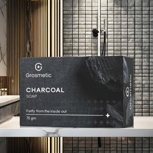 Girnar Savon au charbon de bois blanchissant et éclaircissant pour la peau Savon noir africain biologique - Product Image 3