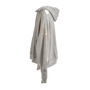 เสื้อฮู้ดดี้สไตล์วินเทจทำสีซีดแบบย้อมสีเอซิด ผ้าหนา ซีดจางด้วยแสงแดด ผู้ชาย ผ้าฝ้ายเฟรนช์เทอร์รี่ ทรงโอเวอร์ไซส์ เสื้อฮู้ดดี้ผู้ชาย - Product Image 3