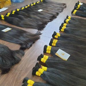 ผมต่อแบบชาวเวียดนามตรงสีบลอนด์ธรรมชาติแบบ100% ผมคนบริสุทธิ์แบบไม่ผ่านกระบวนการผมสำหรับจัดแต่งทรงผมแบบออร์แกนิก - Product Image 2