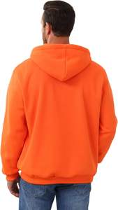 Sudadera con Capucha de Invierno para Hombre, Cierre de Cremallera de un Cuarto, Felpa Suave, Transpirable, Cálida, Elástica, Diseño Moderno, Costuras Resistentes - Product Image 3