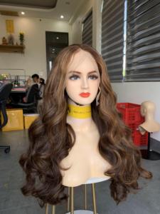 Perruque en cheveux naturels vietnamiens ondulés Remy, super double drawn, très populaire, lisse, brillante et sans nœuds - Product Image 5